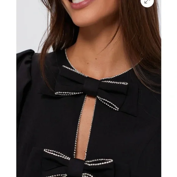 embellished bow blair mini dress HYACINTH HOUSE Embellished Bow Blair Mini Dress NEW is available for  purchase on au PAY Market - Imported Goods Online Store Co.Ltd. | au PAY  Market